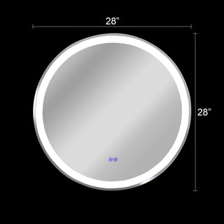 CHLOE Lighting SPECULO Embedded LED Mirror 6000K, Daylight White, 28"