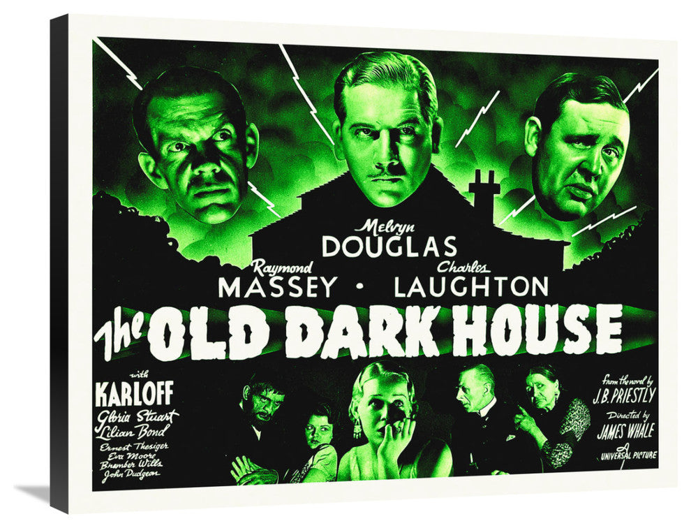 "The Old Dark House" Stretched Canvas Giclee by Hollywood Photo Archive, 30"x24"