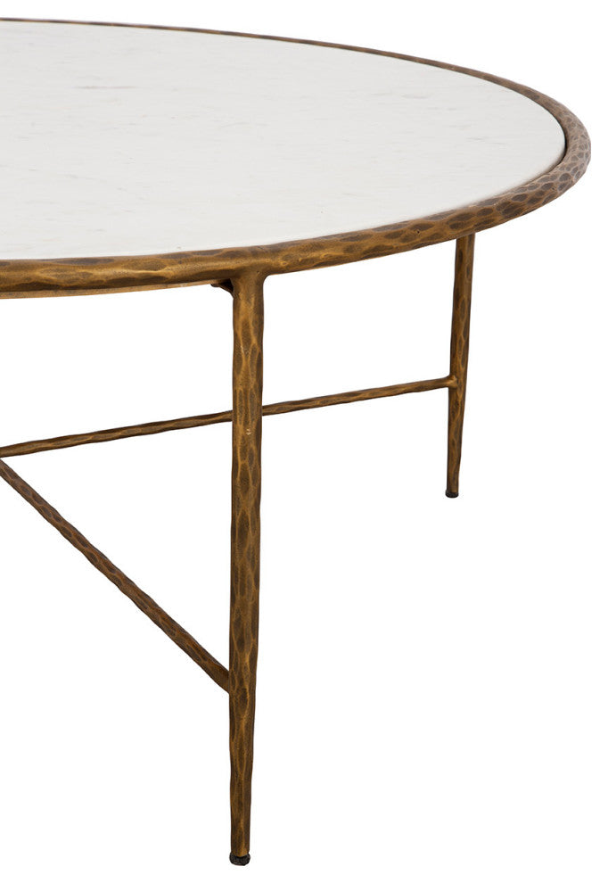 Evelyn Iron Coffee Table, Gold