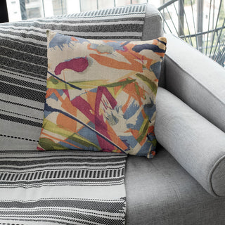 Plutus Multi-Color Graphic Print Luxury Throw Pillow, 26"x26"