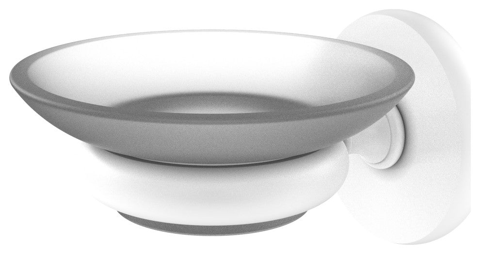 Prestige Skyline Wall Mounted Soap Dish, Matte White