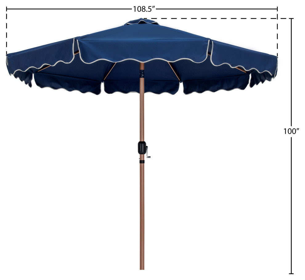 Amalfi Patio Umbrella, Navy, No Base