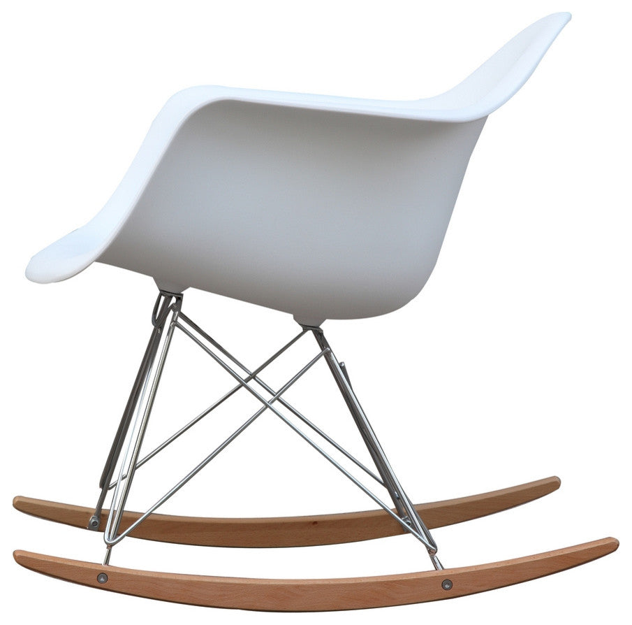 Modern Classics Rocker Arm Chair, White