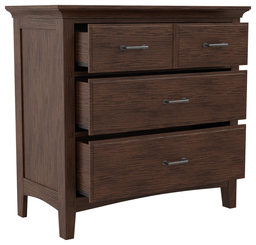 Modern Mission 3-Drawer Chest, Vintage Oak