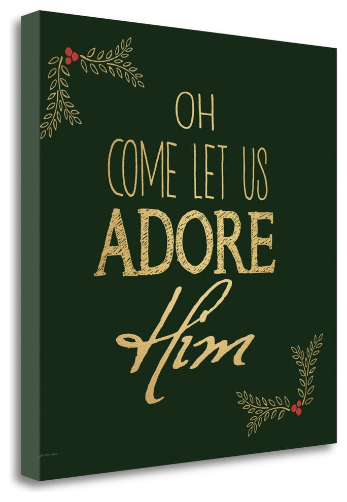 "Adore Him" By Jo Moulton, Giclee Print on Gallery Wrap Canvas, Ready to Hang