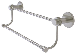 Allied Brass Mercury 24" Double Towel Bar With Dotted Accents, Satin Nickel