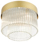 Livex Lighting Norwich 4 Light Brushed Nickel Linear Chandelier