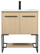 Sue 30" Single Bathroom Vanity, Maple