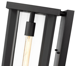 Z-Lite Glenwood 1 Light Outdoor Wall Light, Black