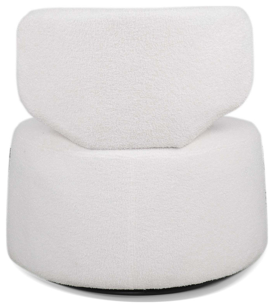 Faux Leather/Fabric Side Chair with Metal Base, White, 29'' X 29''