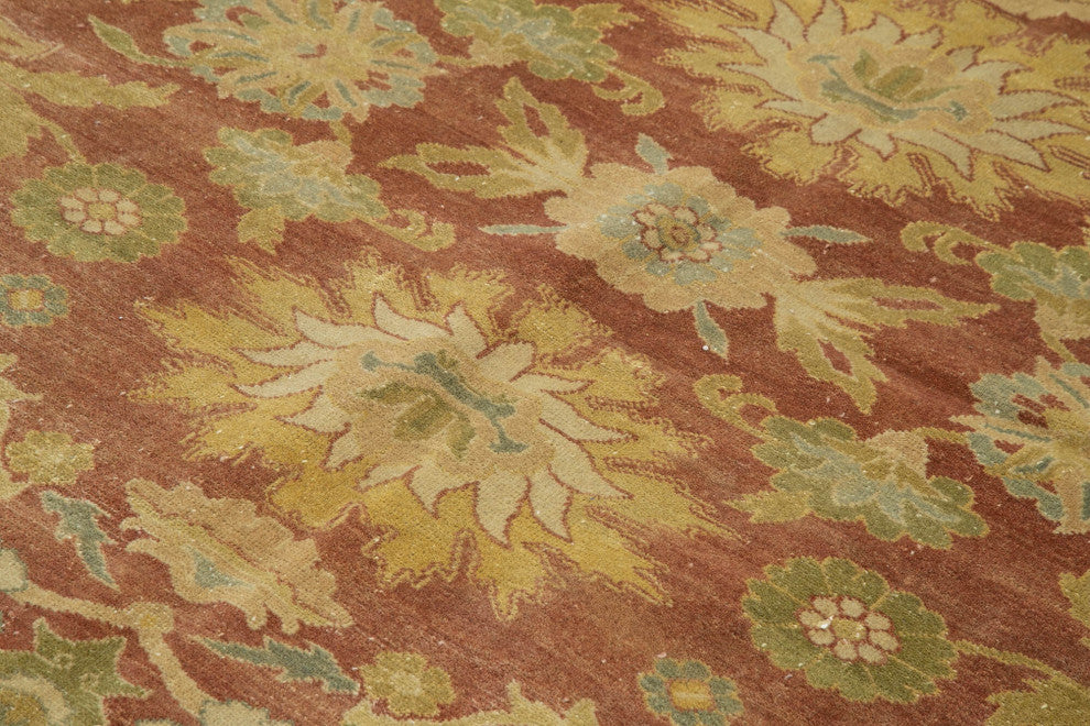 Rug N Carpet - Hand-Knotted Oriental 8' 2" x 9' 9" Pastel Oushak Area Rug