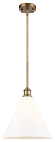 Innovations 516-1S-BB-GBC-121-LED 1-Light Mini Pendant, Brushed Brass