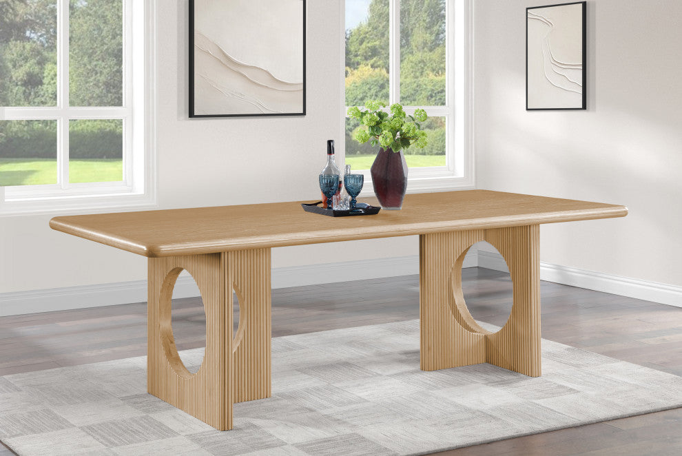 Rivas Dining Table, Natural, Rectangular
