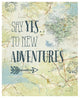 "Map Sentiments II" Digital Paper Print by Katie Pertiet, 24"x30"