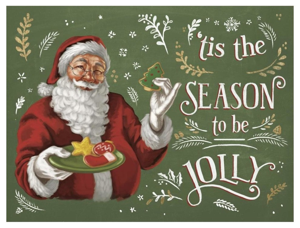 "Santas List III" Digital Paper Print by Janelle Penner, 18"x14"