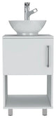 Malibu Single Bathroom, White