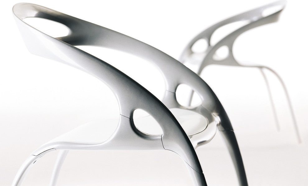 Ross Lovegrove Modern Go Chair, Bernhardt Design, White