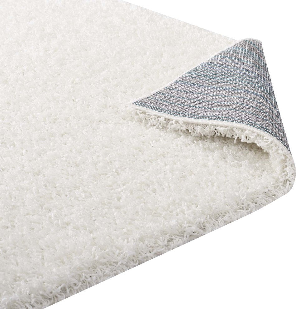 Enyssa Solid 5x8 Shag Area Rug