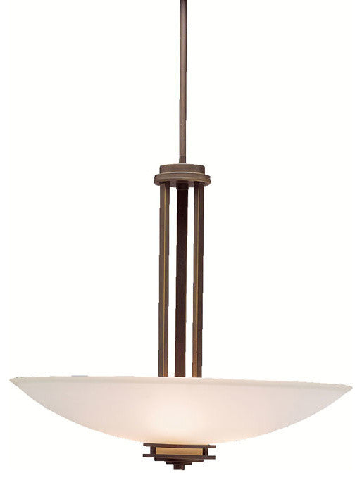 Contemporary Hendrik Inverted Pendant Medium, Olde Bronze