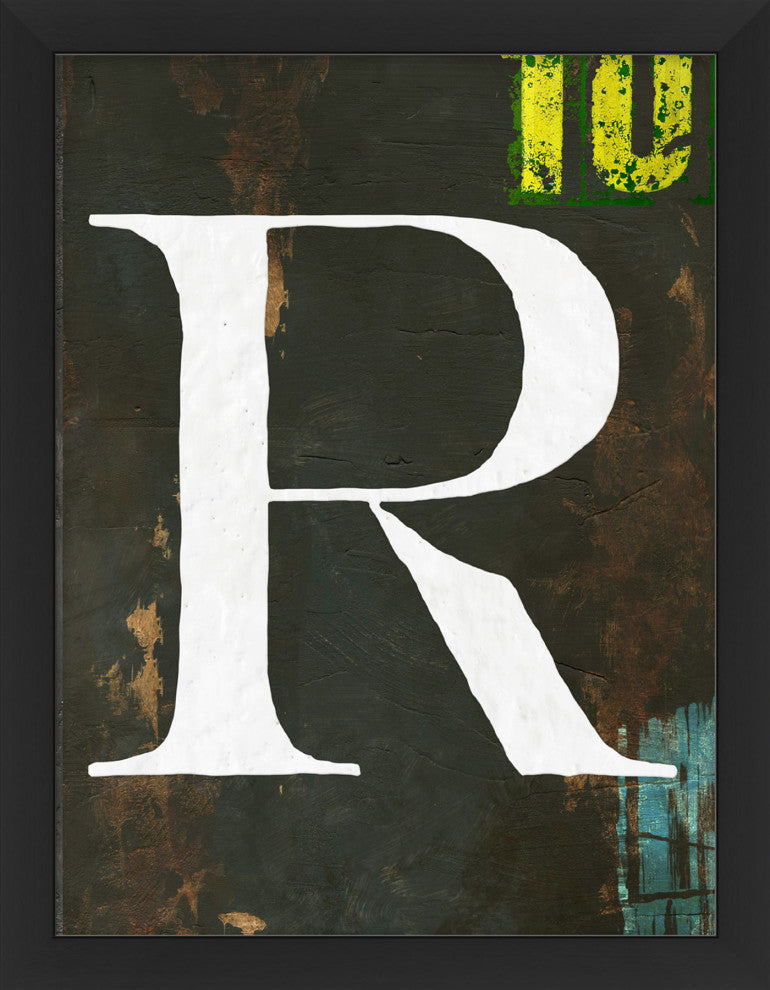 Alphabet "R", Giclee Reproduction Artwork