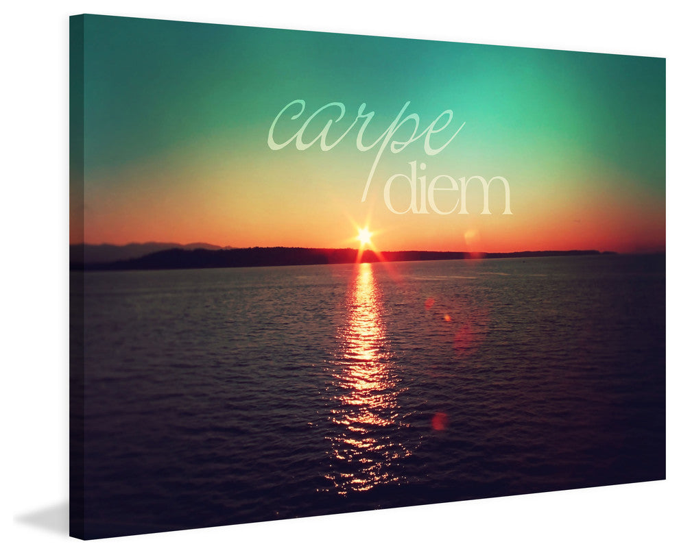 "Carpe Diem" Print on Canvas by Sylvia Cook