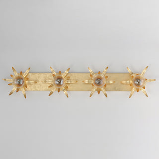 Maxim 2887 Paloma 4 Light 43"W Vanity Light - Gold Leaf