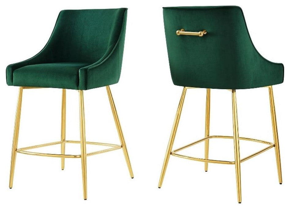 Discern Counter Stools - Set of 2 Green -6038