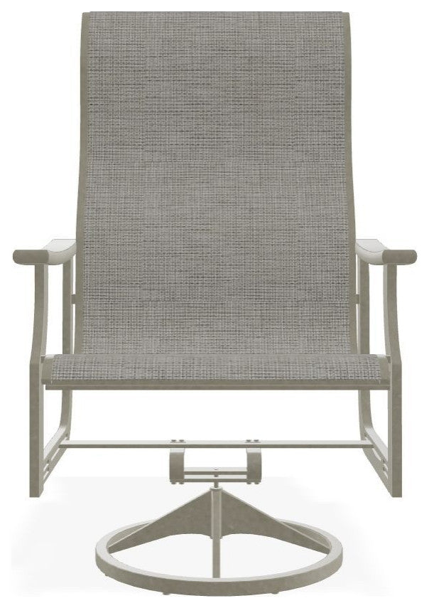 St. Catherine Sling Outdoor Supreme Swivel Rocker, Burke/Storm