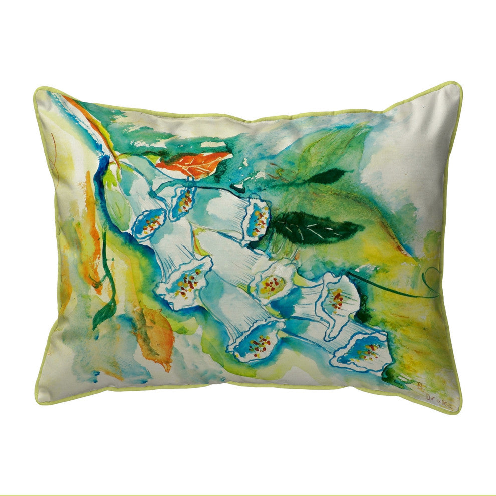 Foxgloves Large Indoor/Outdoor Pillow 16x20