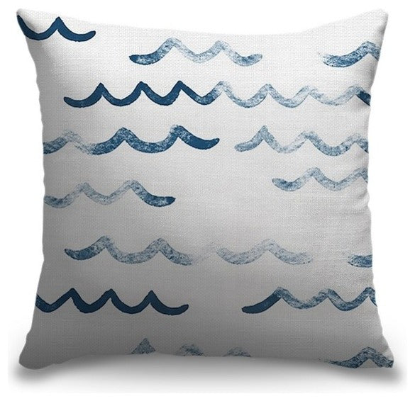 "Smile and Wave" Outdoor Pillow 20"x20"