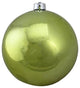 Shiny Green Kiwi UV Resistant Christmas Ball Ornament