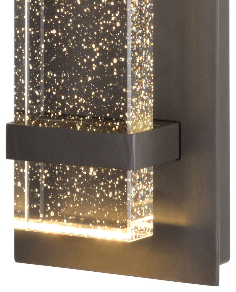 Vaxcel Lighting T0668 Wabash 14" Tall LED Outdoor Wall Sconce - Mystic Pewter