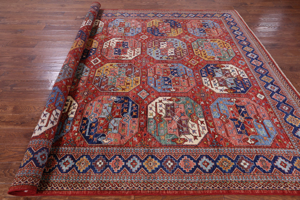 8' 0" X 10' 4" Bokhara Handmade Wool Rug - Q12427