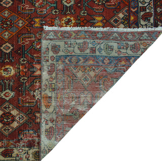Vintage Distressed Samual Rust Runner, 4'9x9'11