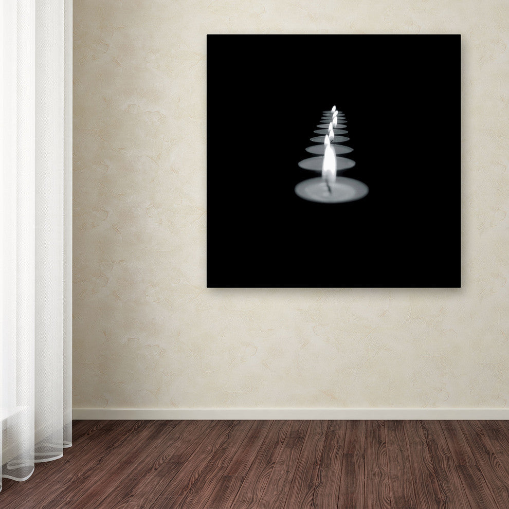 'Listen to the Silence' Canvas Art by Beata Czyzowska Young
