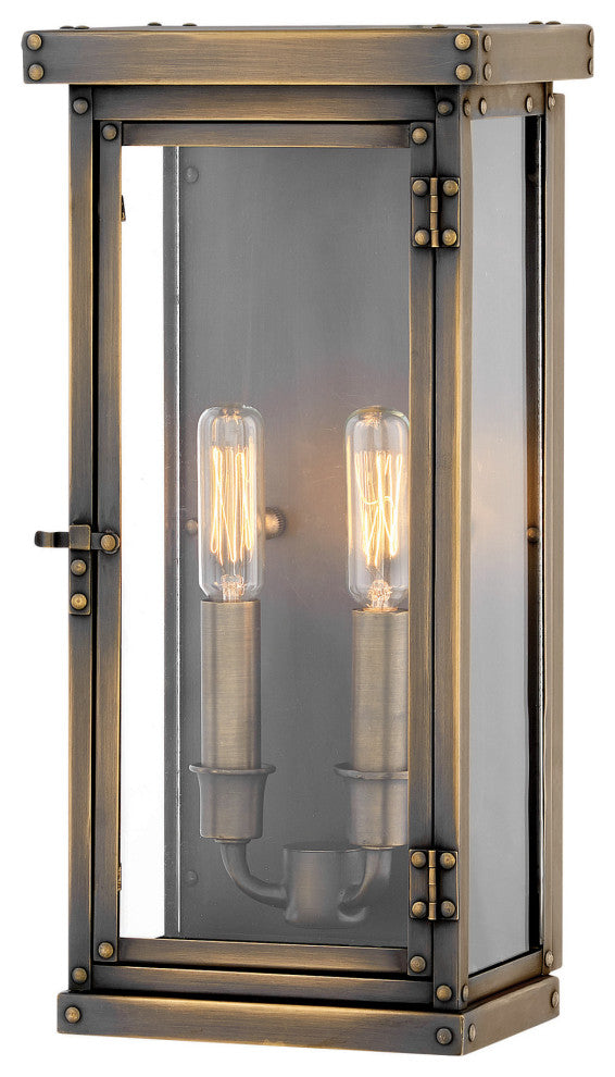 Hinkley Lighting 2004 Hamilton 2 Light 14-1/4" Tall Heritage - Dark Antique