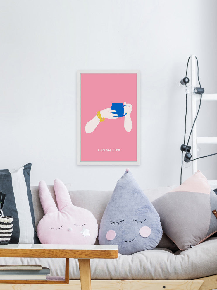 "Another Cup" Framed Painting Print, 8x12