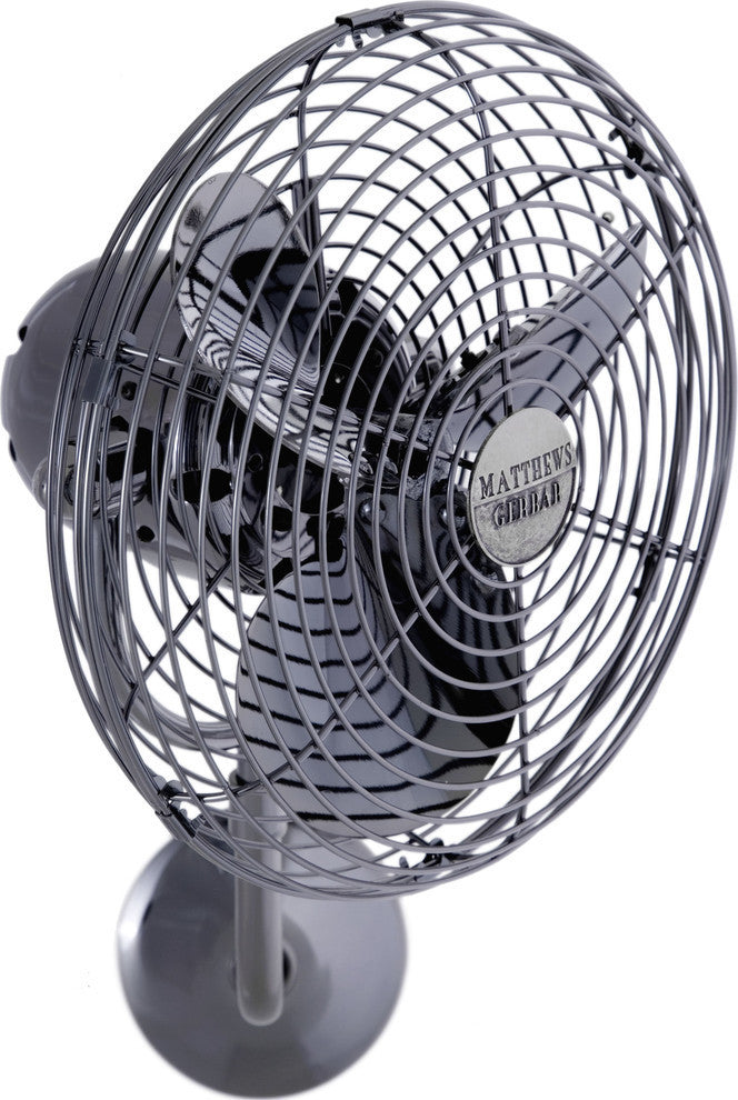 Michelle Parede, Directional Wall Fan, Black Nickel