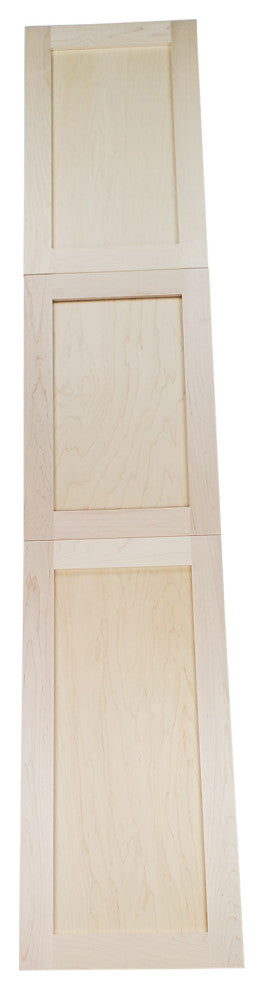 Fruitville Shaker Style Frameless Recessed Wood Pantry Cabinet, 14x78, Unfinished