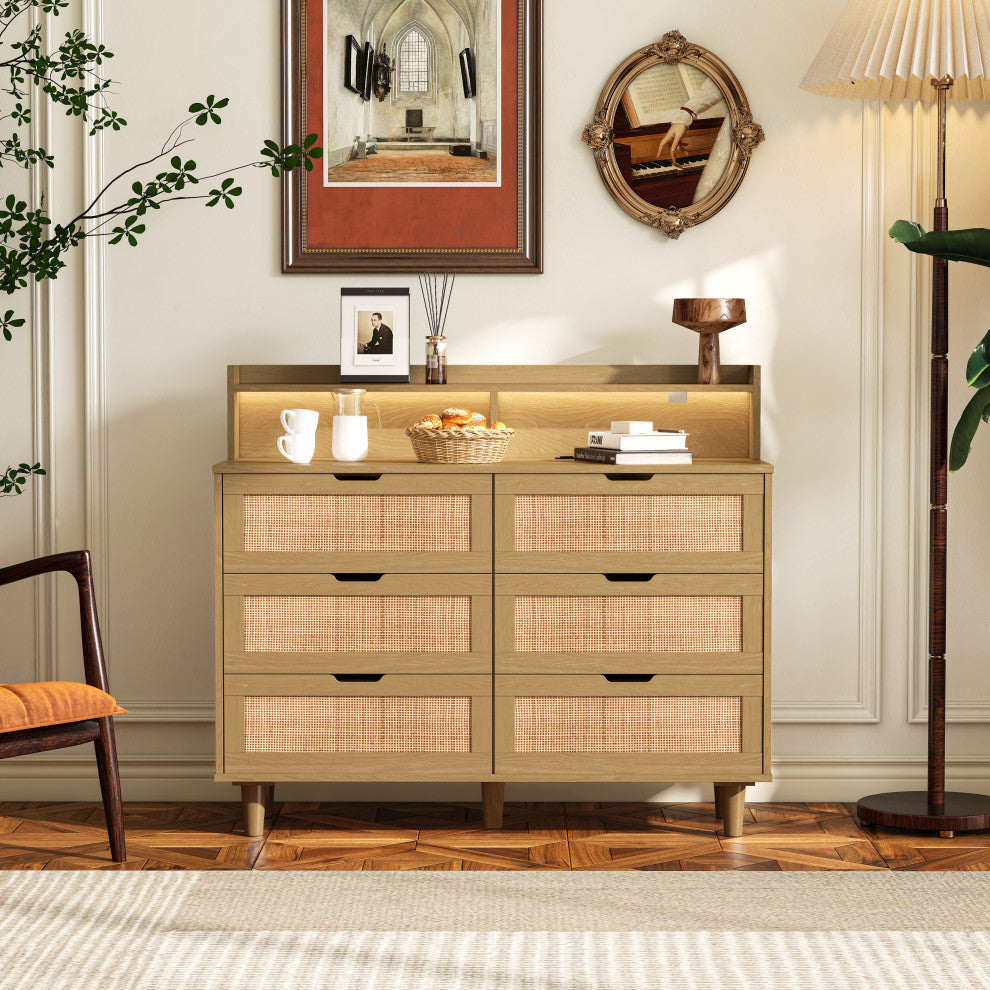 Gewnee Rattan Storage Cabinet