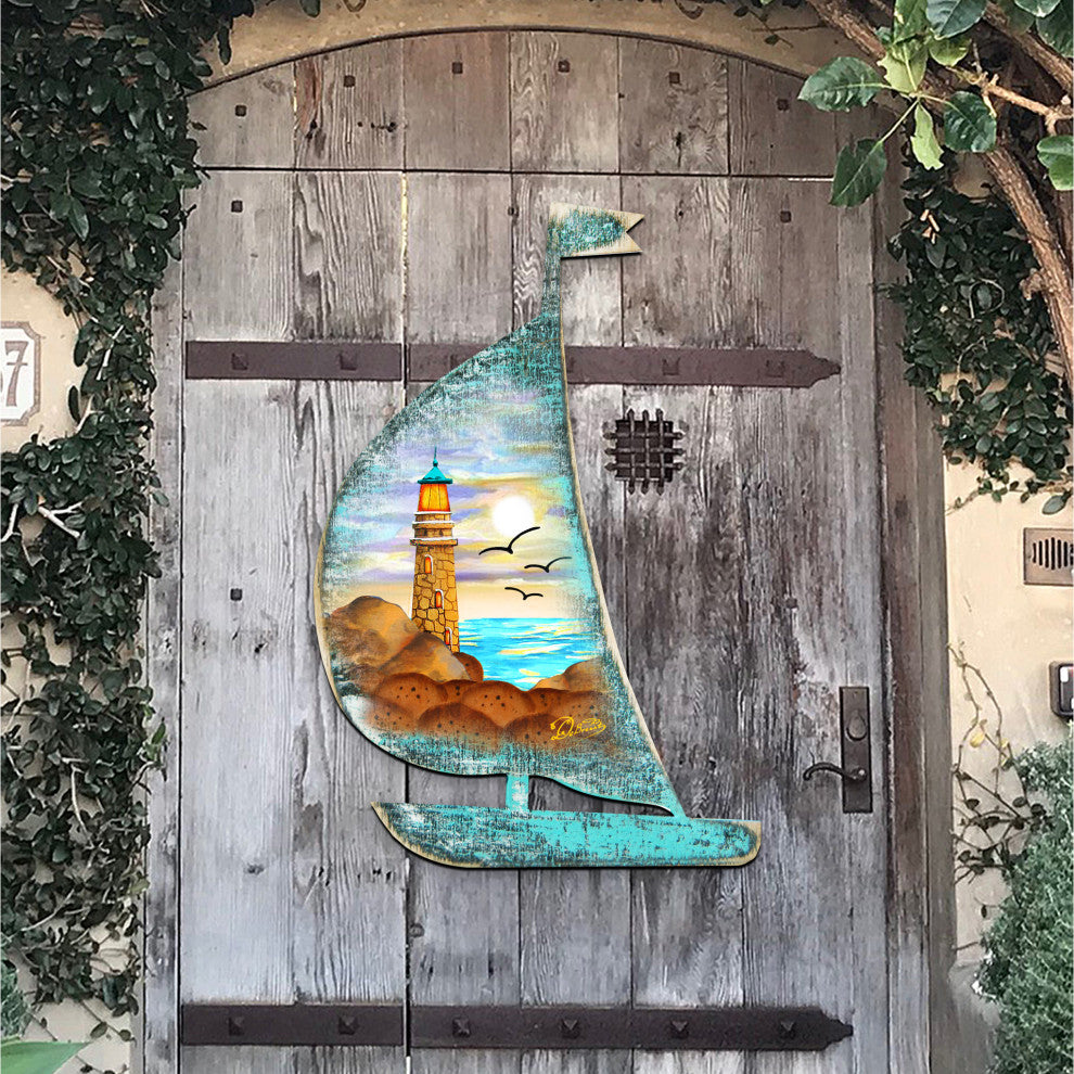 Lighthouse Scenic Boat Scenic