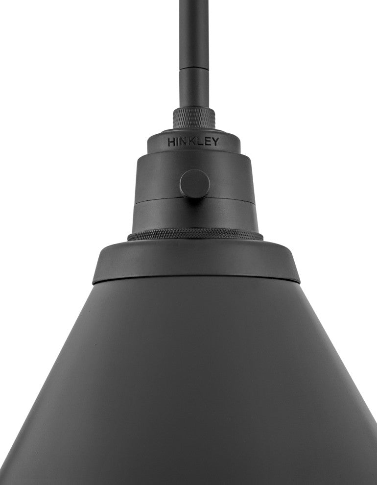 Hinkley Arti 14.5" Medium Pendant Light, Black