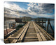 "Large Wooden Bridge in New Zealand" Canvas Wall Artwork20"x12"