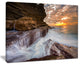 "White Sea Waters At Coogee Beach" Seashore Canvas Print, 40"x30"