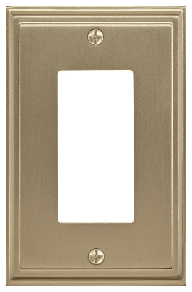 Amerock 1 Rocker Wall Plate, Golden Champagne