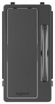 Multi-Location Remote Dimmer Interchangeable Face Plate, Black