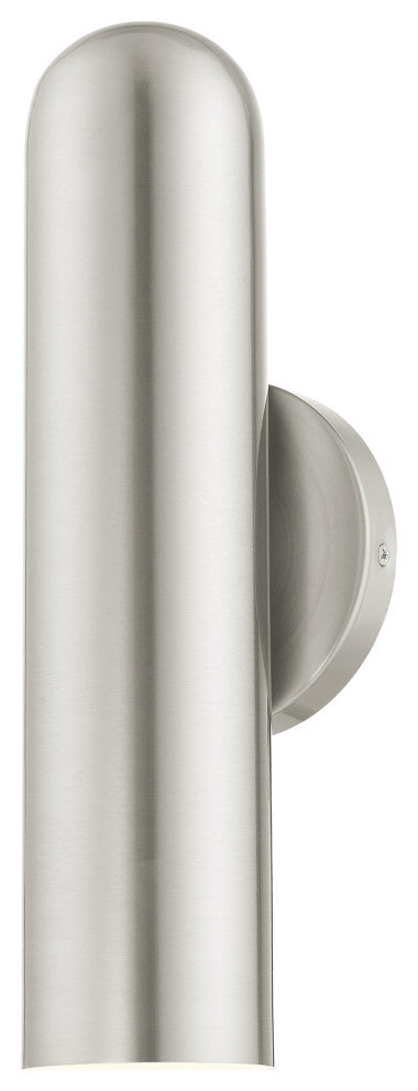 Brushed Nickel Mid Century Modern, Urban, Scandinavian Single Sconce