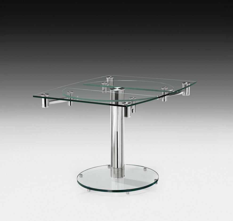Glass Top Motion Dining Table, Large