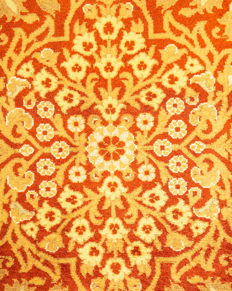 Khatun One-of-a-Kind Hand-Knotted Area Rug Orange, 8'3"x10'2"