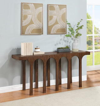 Westfield Console Table, Black, 58" Wide, Brown, 70"wide, Console Table